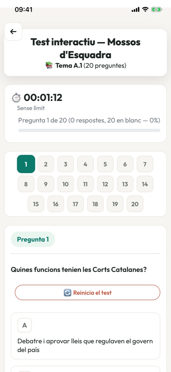 Prepara Mossos a l’iPhone: Test en marxa